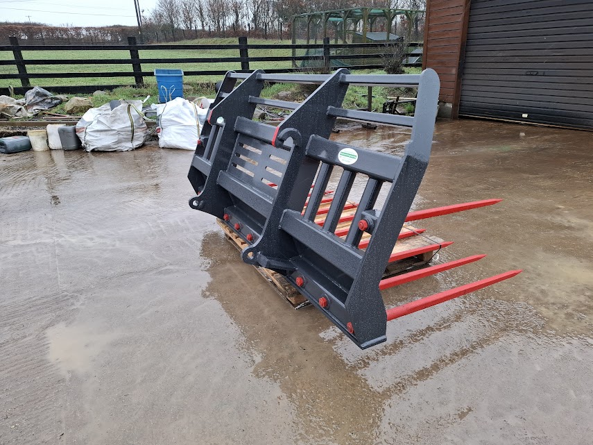 8ft Contractor Spec JCB Q-Fit Muck Fork – Image 2