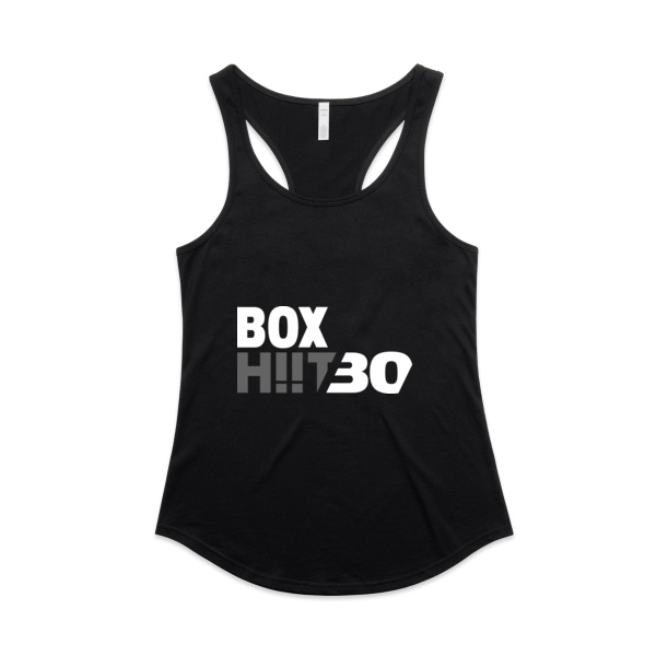 Womens Mali Racerback Singlet – Small, Black