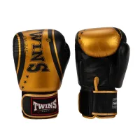 Twins Special Gold Star Boxing Gloves | Premium Thai Boxing Gloves NZ