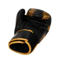 Twins Special Black & Gold Dragon Boxing Gloves – Image 2