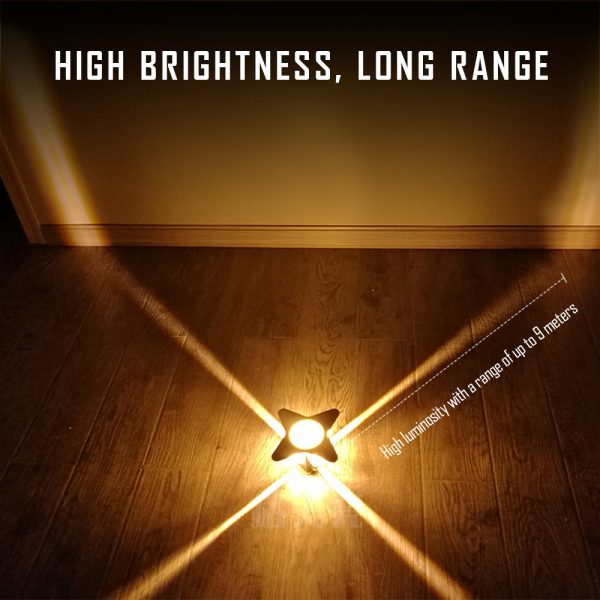 Cross Star Light 24V / 十字星光灯-24V-YELLOW/pcs(个)-Yellow – Image 4