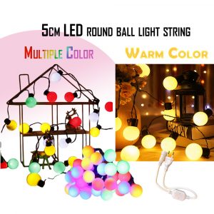 Ball light string-5cm-5m-20 light / 圆球灯串5cm5米20灯-5 meters 20 lights-5m – Image 1