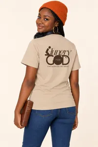 Hungry for God Short Sleeve T-shirt – Image 2