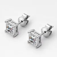 GRA Certified Moissanite Stud Earrings – Image 8