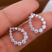 Waterdrop Full Moissanite Diamond Stud Earrings – Image 5