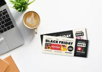 Event Tickets – 2" x 5.5", Horizontal, 14 pt. Gloss, Full Color Both Sides, Perforation Only, 100