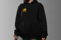 Embroidered Hoodie Sweatshirt – Image 3