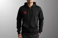 Embroidered Full-Zip Hoodie Sweatshirt – Image 4