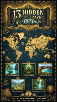 13 Hidden Travel Destinations You Must Visit – PDF Download