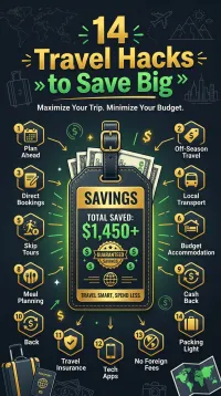 14 Travel Hacks to Save Big on Your Next Trip – PDF Download