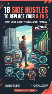 18 Side Hustle Ideas That Can Replace Your 9-to-5 – PDF Download