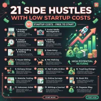 21 Side Hustle Ideas with Low Startup Costs – PDF Download