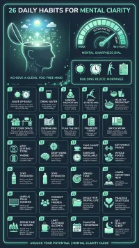 26 Daily Habits to Improve Mental Clarity – PDF Download
