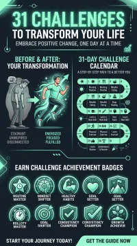 31 Self-Improvement Challenges to Transform Your Life – PDF Download