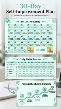 30-Day Self-Improvement Plan for Personal Growth – PDF Download