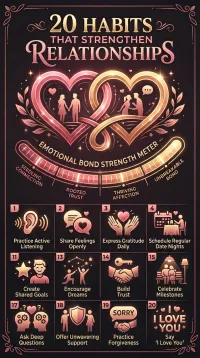 20 Relationship Habits That Strengthen Emotional Bonds – PDF Download