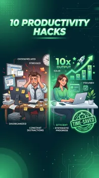 10 Productivity Hacks to Get More Done in Less Time – PDF Download