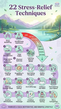 22 Stress-Relief Techniques for a Calmer Life – PDF Download