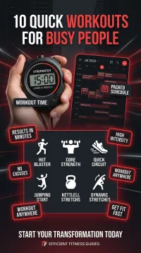 10 Quick Workouts for Busy People – PDF Download