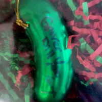 "The AUTOGRPAHED ‘Grover Dill’ Christmas Pickle: A Tradition with a Mischievous Twist!" – Image 2