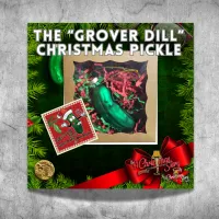 "The ‘Grover Dill’ Christmas Pickle: A Tradition with a Mischievous Twist!" – Image 1