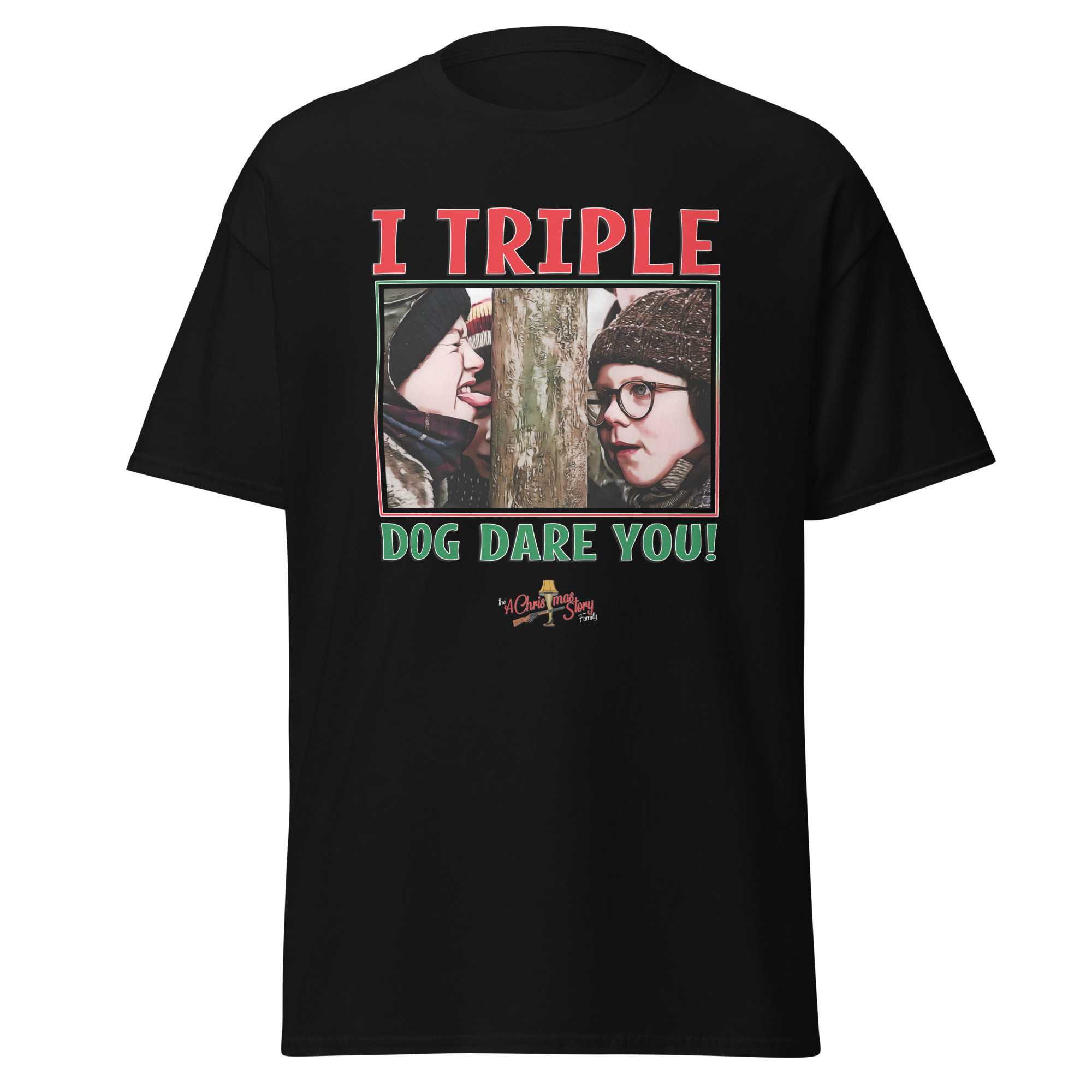 I Triple Dog Dare You!™ T-Shirt | Comic Art Official A Christmas Story Family™ – Image 1