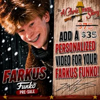 "Farkus Funko" Personalized Video By "Zack Ward" AKA "Scut Farkus".  – Image 1