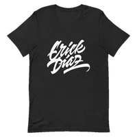 Erick Diaz Basic Logo Unisex T-Shirt – XS, Black Heather