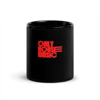 NOS Only House Music Black Glossy Mug – 11 oz, Black