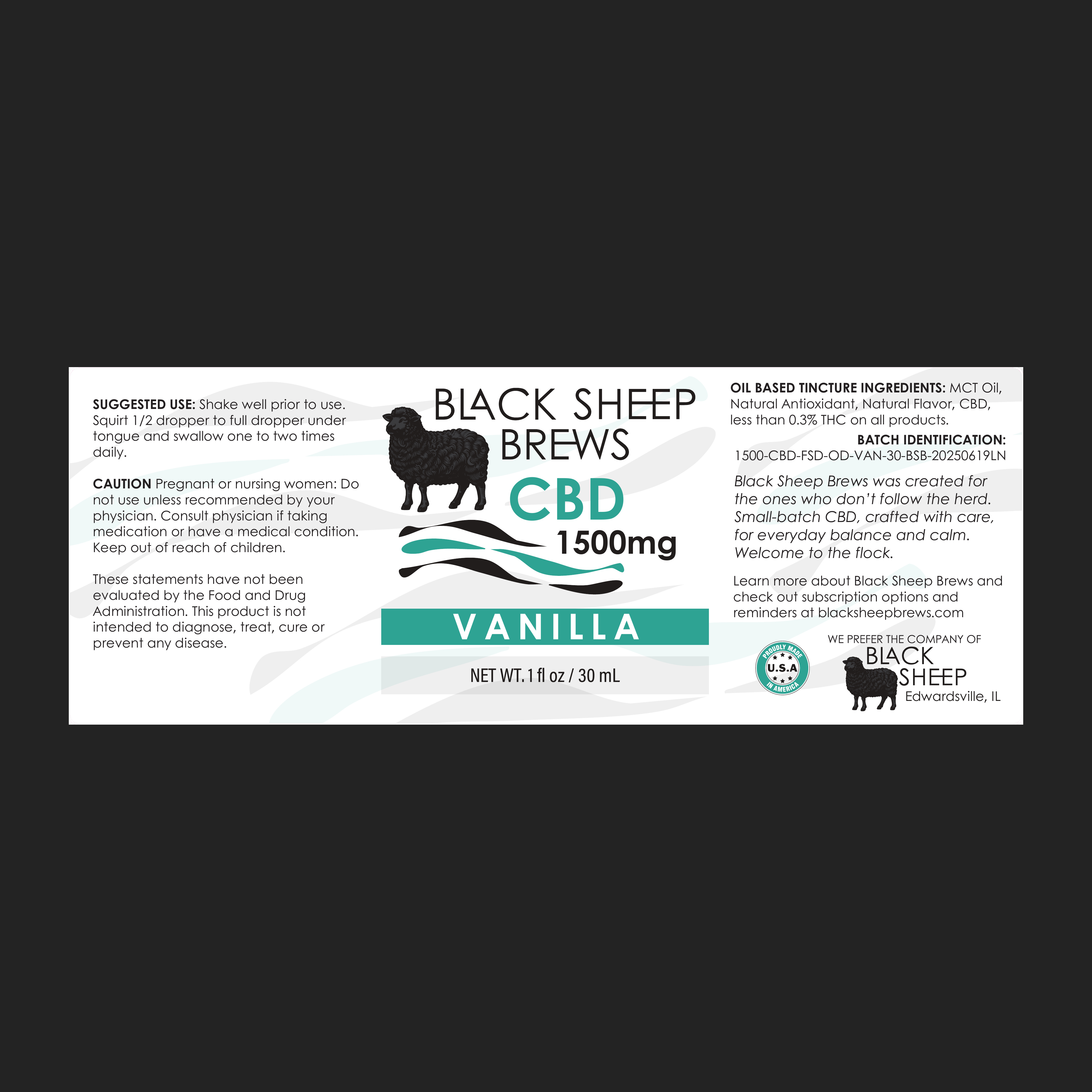CBD Drops - Vanilla - 1500 mg – Image 7