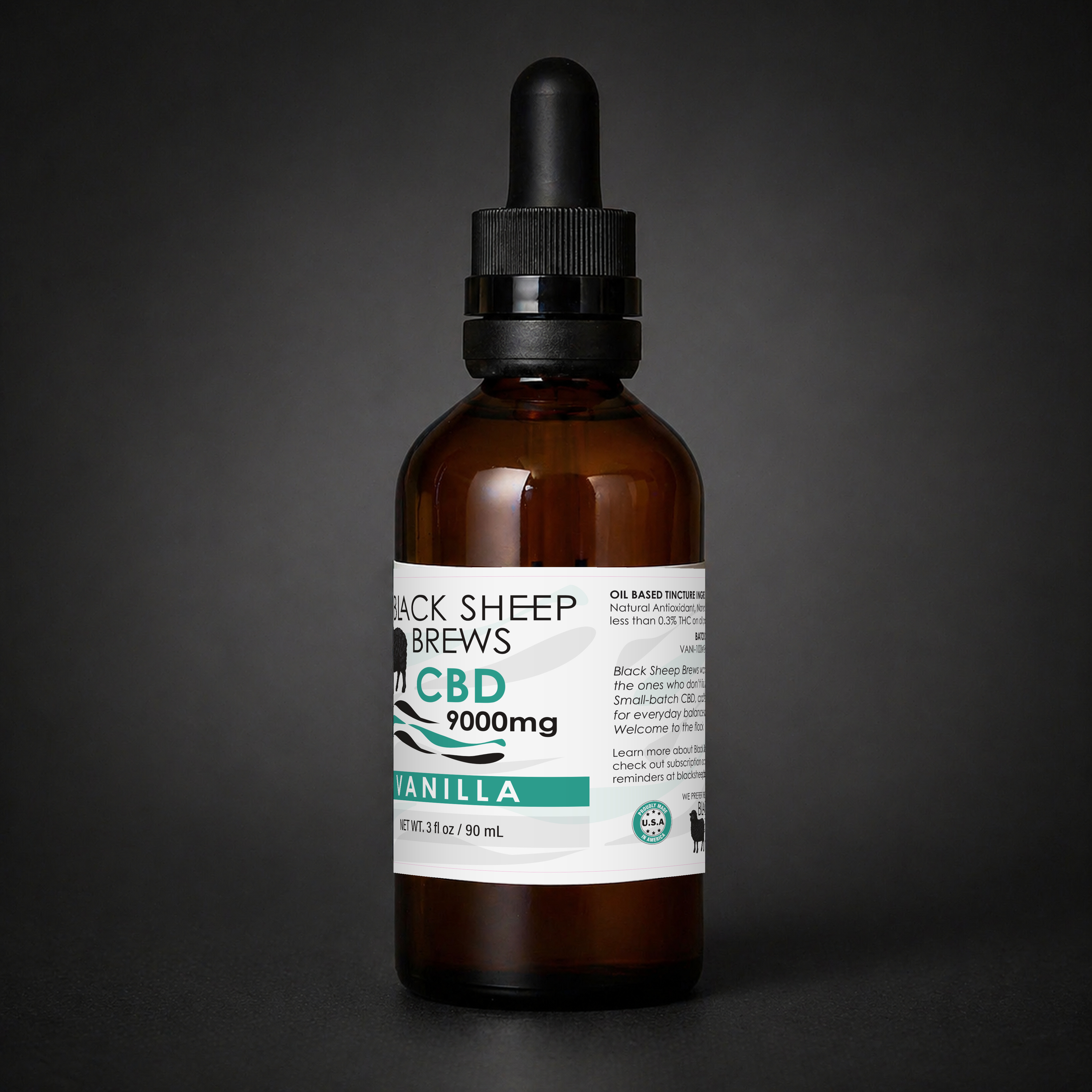 CBD Drops - Vanilla - 9000 mg – Image 3