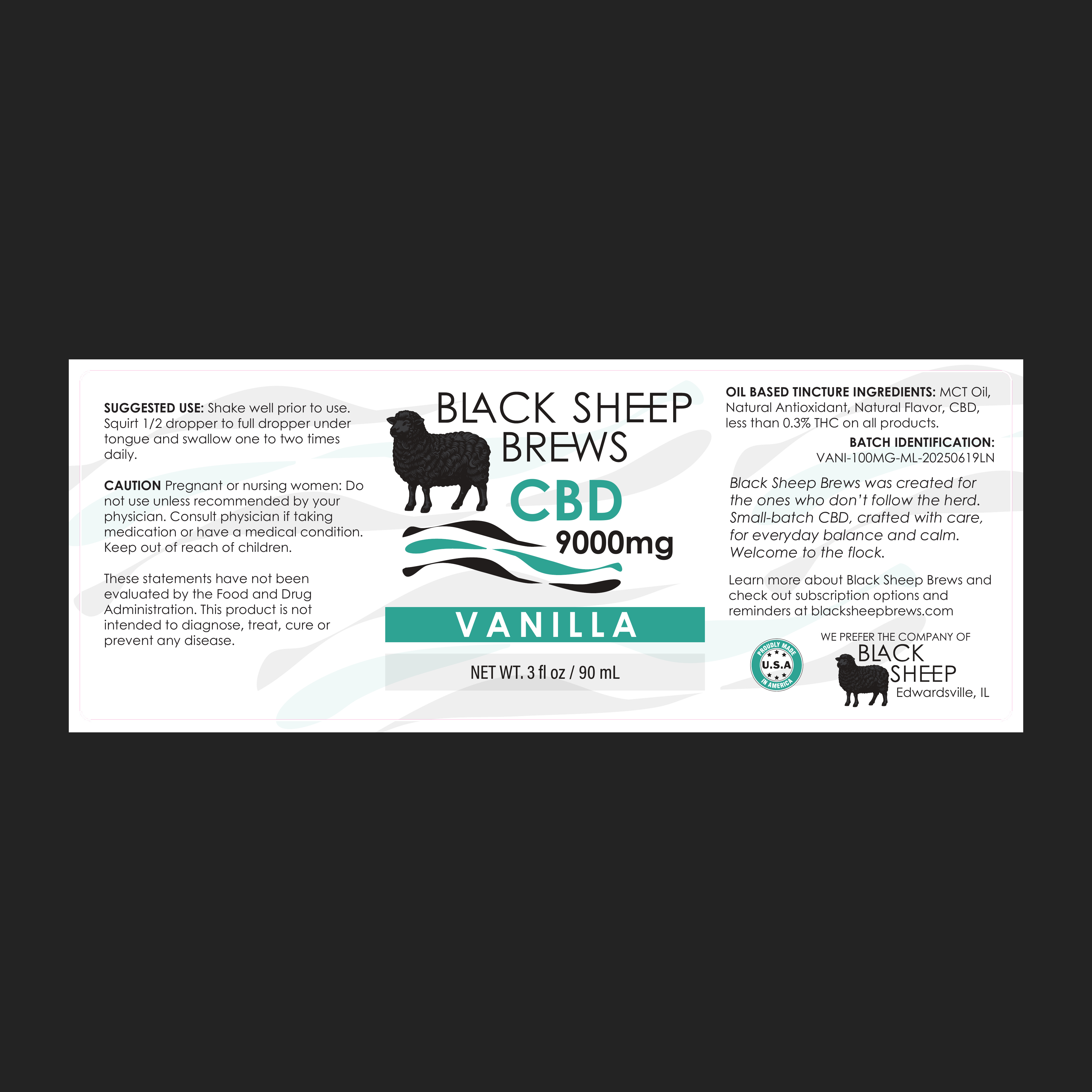 CBD Drops - Vanilla - 9000 mg – Image 7