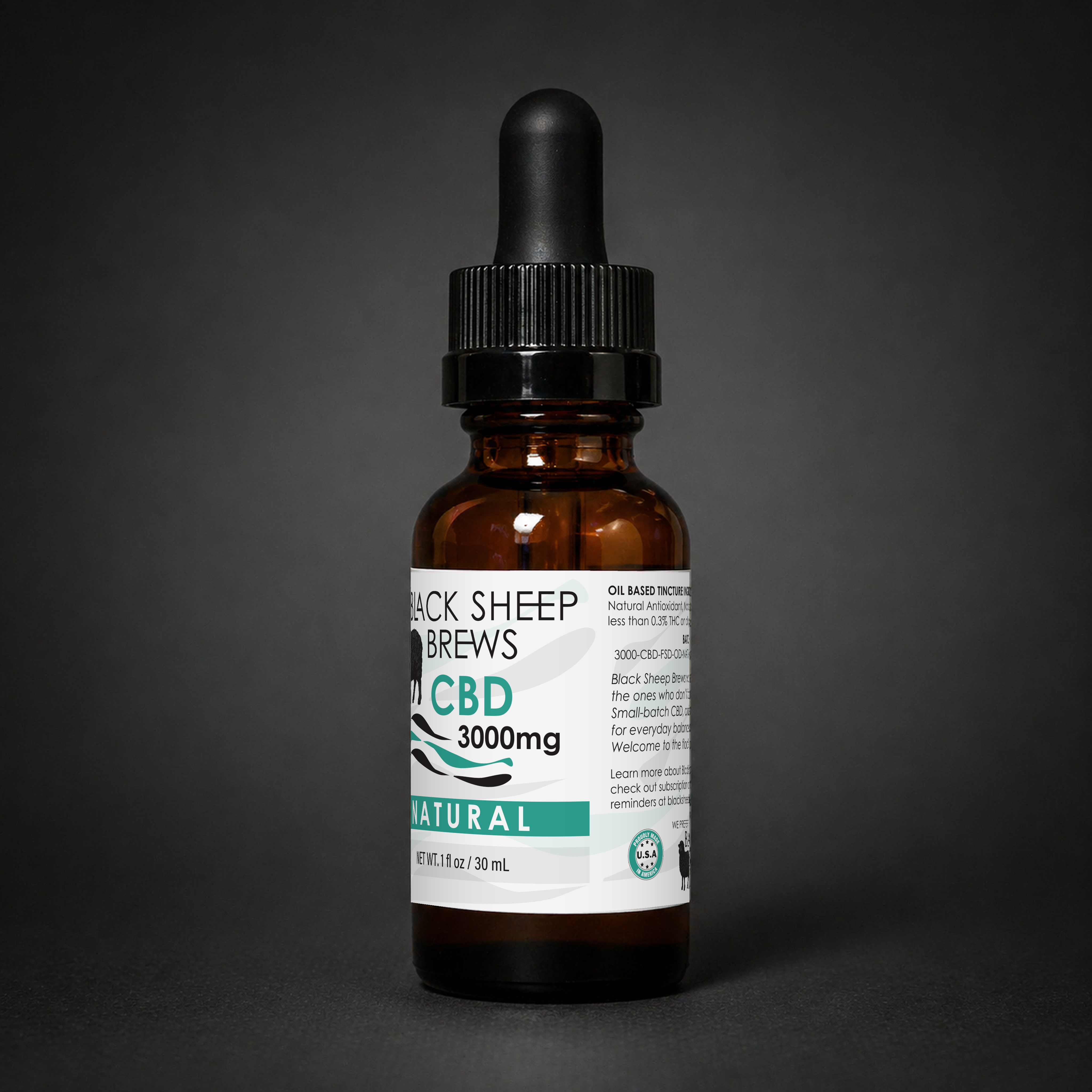 CBD Drops - Natural - 3000 mg – Image 4