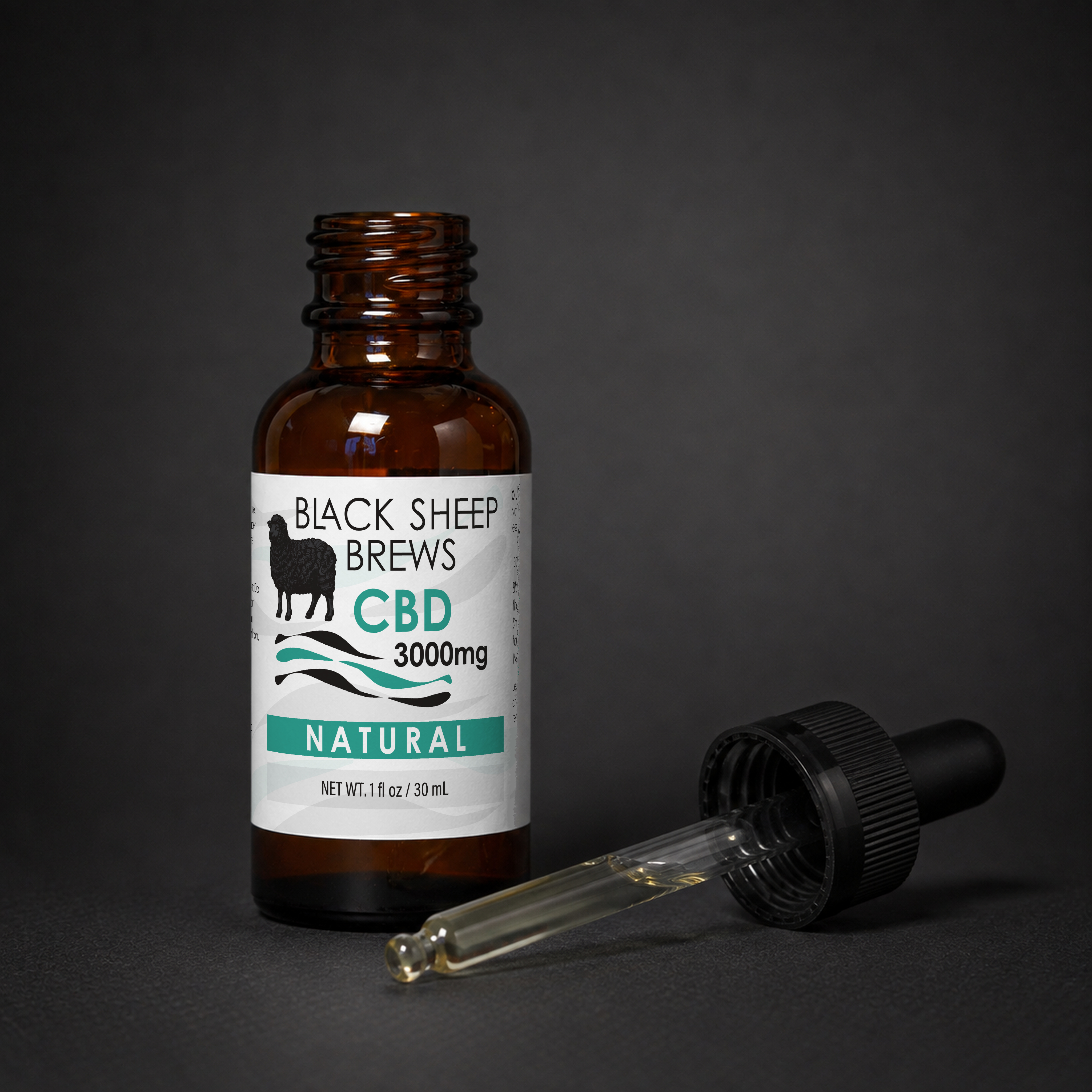 CBD Drops - Natural - 3000 mg – Image 2