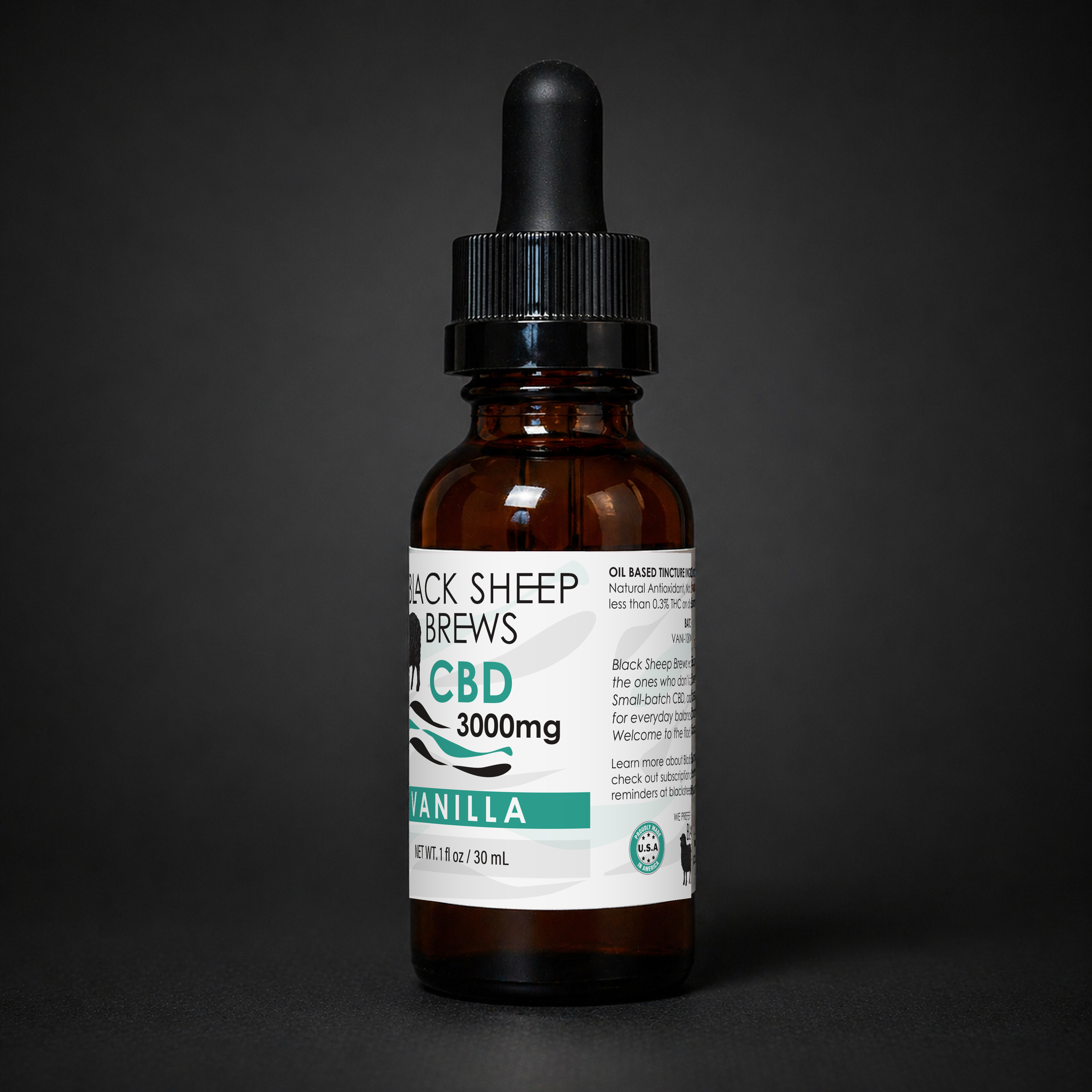 CBD Drops - Vanilla - 3000 mg – Image 3