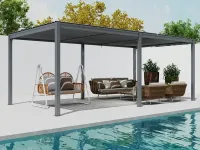 LOUVERED PERGOLA - 60MPH (ALUMINUM POST) – 10x20