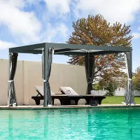 LOUVERED PERGOLA - 60MPH (ALUMINUM FRAME) – Image 2