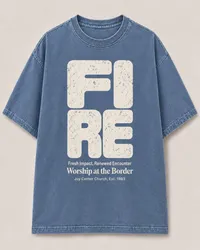 FIRE Conference Tee – Denim Blue, M