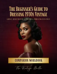 Guide to Dressing 1930s Vintage Companion Workbook – Image 1