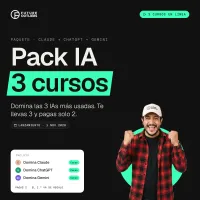 Pack IA · Claude + ChatGPT + Gemini (3 cursos en línea) – Image 1