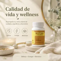 Biotina + Ácido Hialurónico + Coenzima Q10 + Arginina AKG – Imagen 4