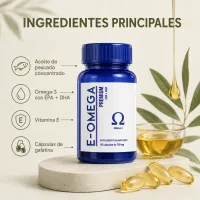 E-Omega Premium – Omega-3 con EPA + DHA – Image 2