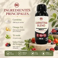 Carnitina Blend Omega 3-6 – Frutos del Bosque 500 ml – Image 3