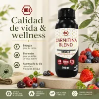Carnitina Blend Omega 3-6 – Frutos del Bosque 500 ml – Image 4