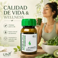 Spirulina con Clorofila Natural – 120 Cápsulas – Image 2