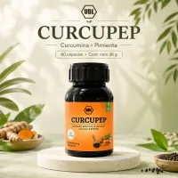 CURCUPEP – Curcumina + Pimienta | 60 Cápsulas – Image 1