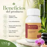Colágeno + Glutatión – Piel, Cabello, Uñas y Articulaciones – Imagen 2