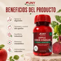 Apple Cider Vinegar + Betabel + Probióticos | 60 Cápsulas – Image 4