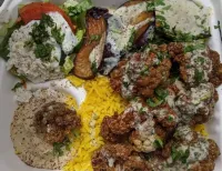Cauliflower Eggplant Plate – Image 1