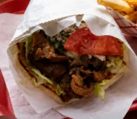 Lamb Beef Shawarma Wrap – Image 1